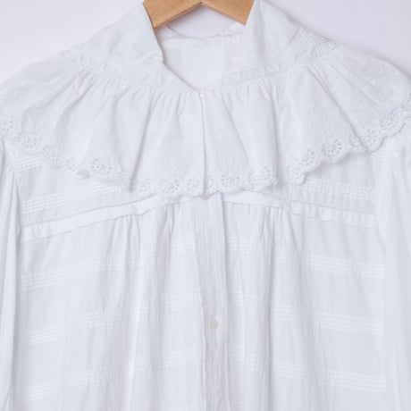 1900s French Cotton Night Dress 1