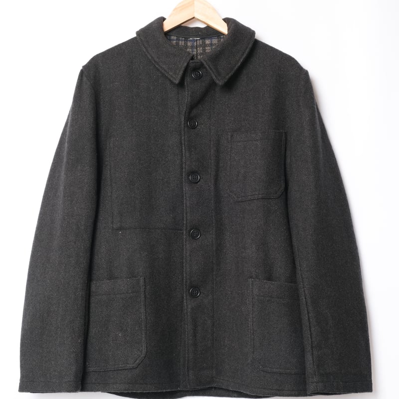 50-60s France Vintage Pascal Herringbone Wool F 50-60s France Vintage Pascal Herringbone Wool F