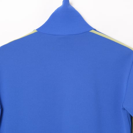 60s Vintage adidas Ventex Track Jacket Late World Mark Blue × Yellow (Made in France)
