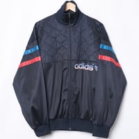 80s Vintage adidas Ventex Track Jacket Navy America logo（Made in France) 186