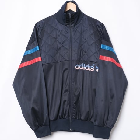 80s Vintage adidas Ventex Track Jacket Navy America logo（Made in France) 186