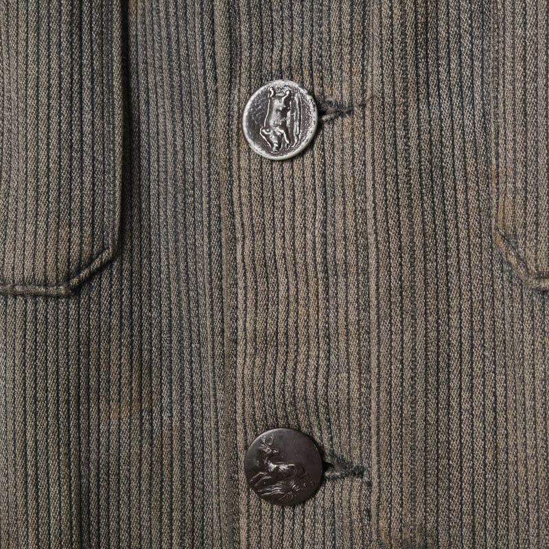 30-40s France Vintage EGAN Cotton Pique Hunting