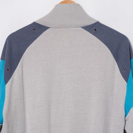 70-80s Vintage adidas Sweat Light Grey× LightBlue