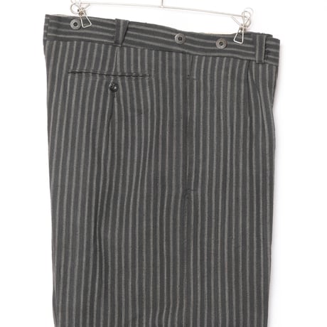 40-50s France Vintage Stripe Trousers