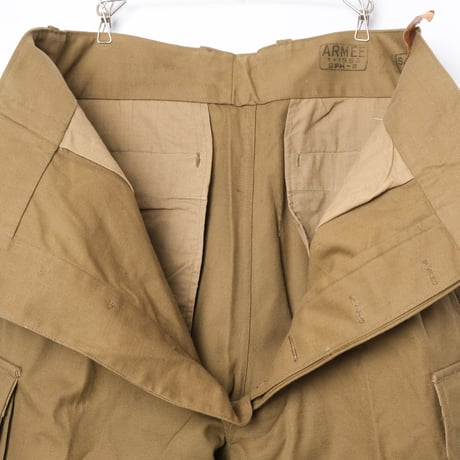 French Army M47 Trousers Early Size 25 Metal Buttons Dead Stock