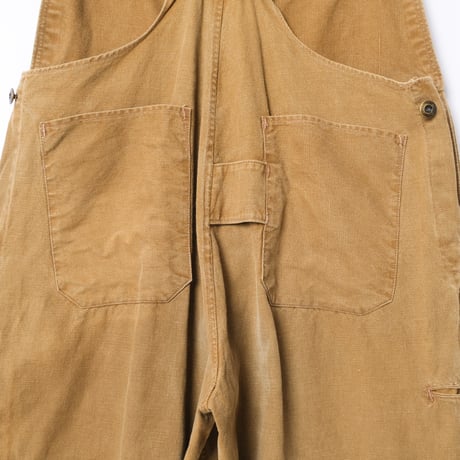 30-40s France Adolphe Lafont Vintage Cotton Linen Overalls