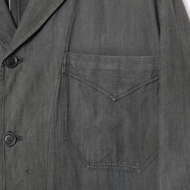 40-50s France Vintage HBT Atelier Coat 1 | Ugla