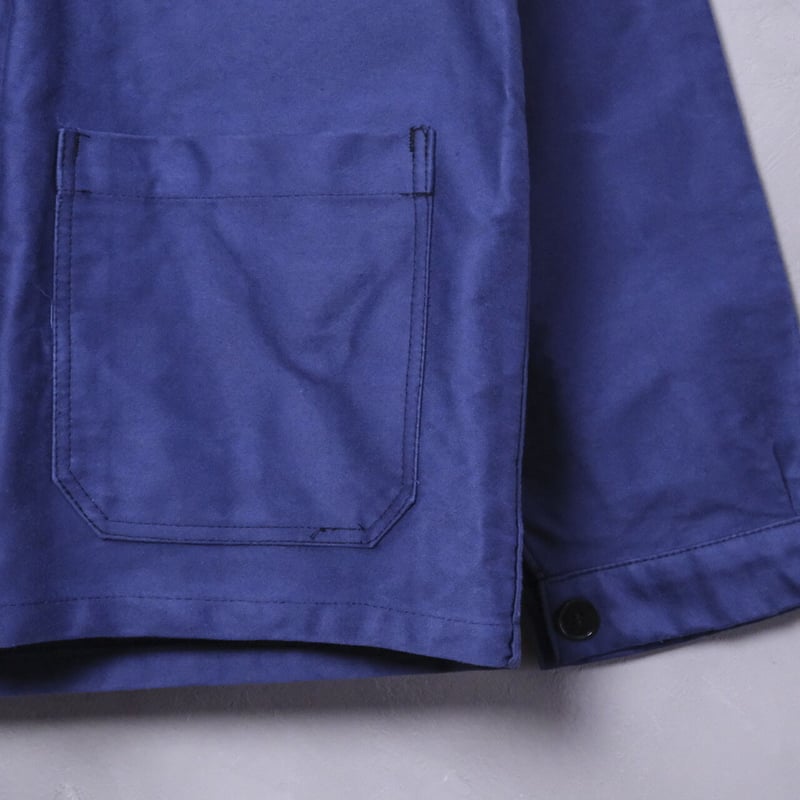 40-50s BEAU-FORT Blue Moleskin Jacket ② | Ugla 40-50s BEAU-FORT Blue Moleskin Jacket ② | Ugla