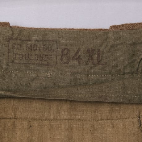 50s French Army Wool Trousers Size84XL(23)  Dead Stock