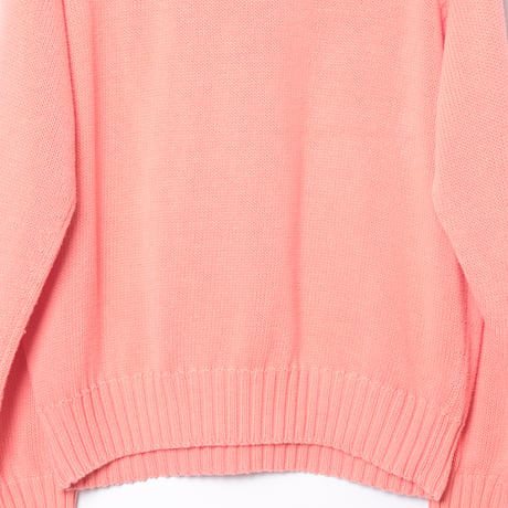 00s- Turnbull&Asser Cotton Knit Sweater（Made in Scotland)