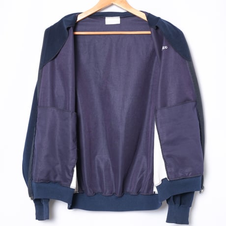 80s Vintage adidas Track Jacket Model Challenger Navy × Red (Made in Spain) 180