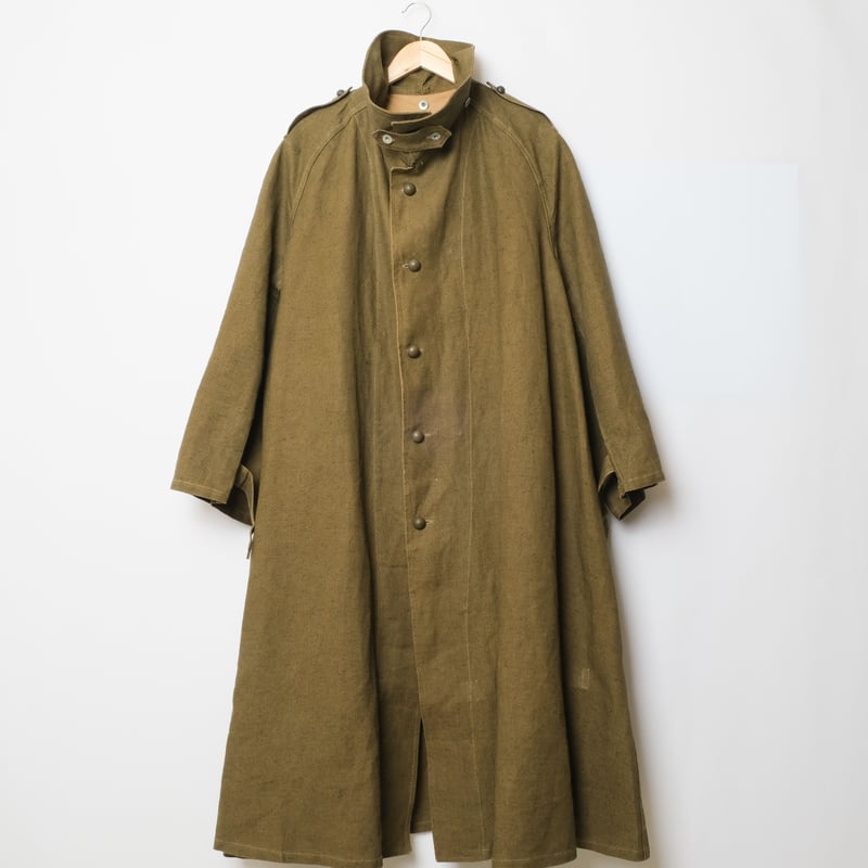 French Army M35 Motorcycle Coat Linen With Lin French Army M35 Motorcycle Coat Linen With Lin