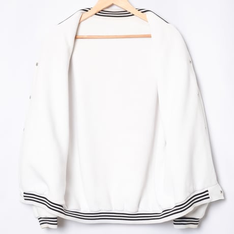 90s Vintage adidas Blouson Black × White