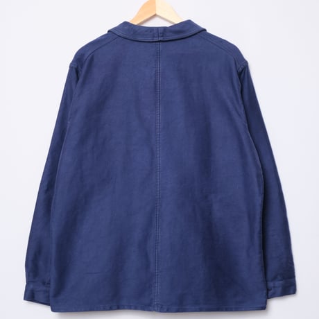 50-60s France Vintage Le Favori Blue Moleskin Jacket