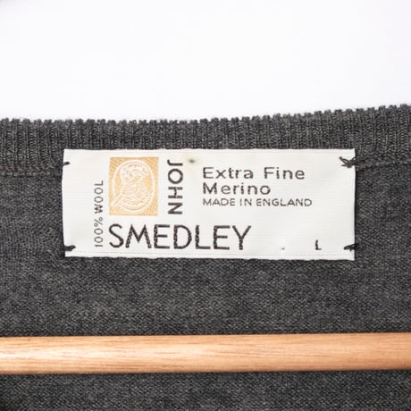 90s JOHN SMEDLEY Merino Wool Knit Pullover（Made in England）