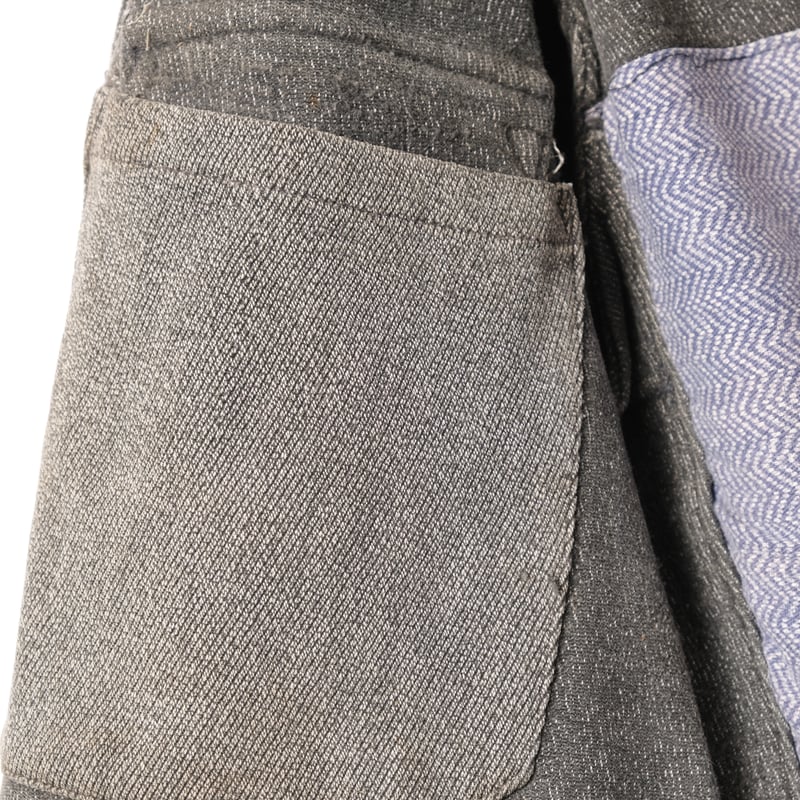 30s France Vintage Chambray Hunting Jacket | U 30s France Vintage Chambray Hunting Jacket | U