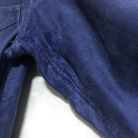 30s Le St Pierre Blue Moleskin Jacket