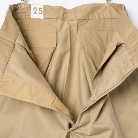 French Army M52 Chino Trousers Late Size 25 Dead Stock