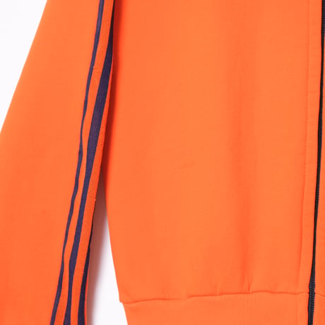 70s Vintage adidas Ventex Collarless Track Jacket Orange (Made in France)