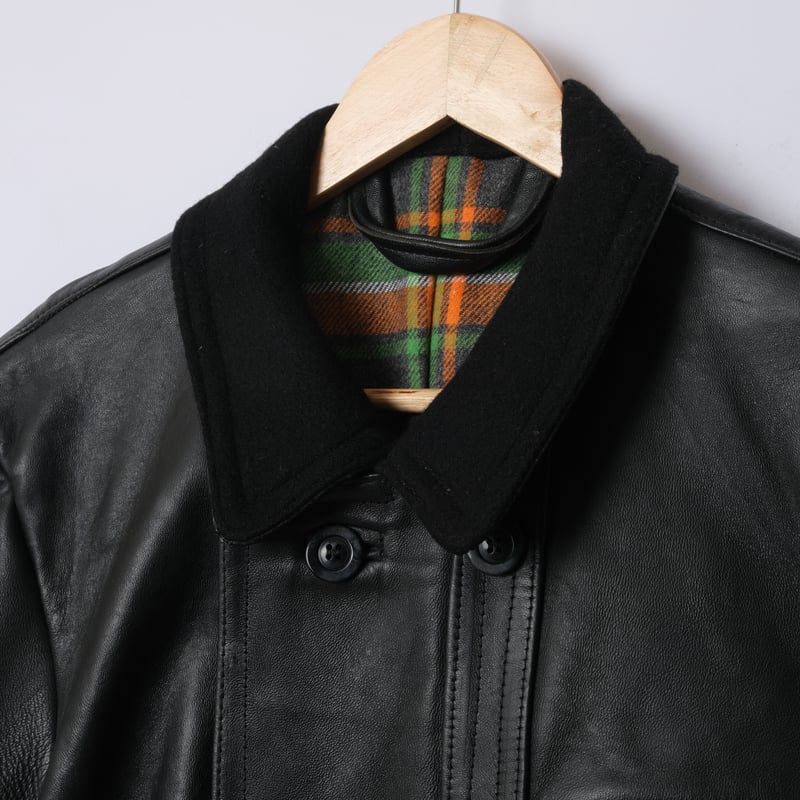70s French Vintage Leather Jacket (Corbusier Ja