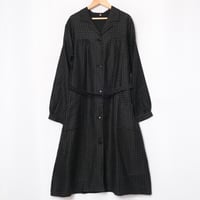 40-50s  France Vintage Cotton Work Dress Dead Stock
