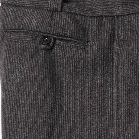 40-50s France Vintage Wool Piqué Trousers