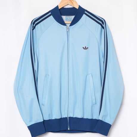 70-80s Vintage adidas Ventex ATP Light Blue Track Jacket