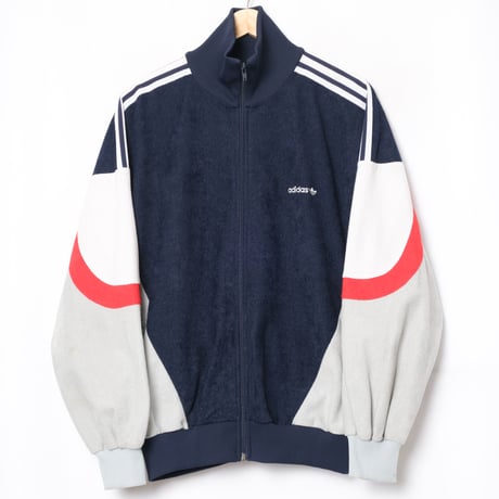 80s Vintage adidas Track Jacket Navy× Gray (Made in West Germany)