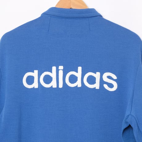 70s Vintage adidas Ventex Knit Jacket Blue (Made in France)