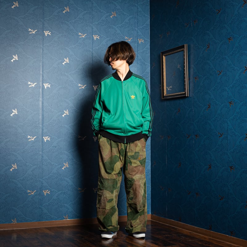 70s Vintage adidas Ventex ATP Green Track Jacke