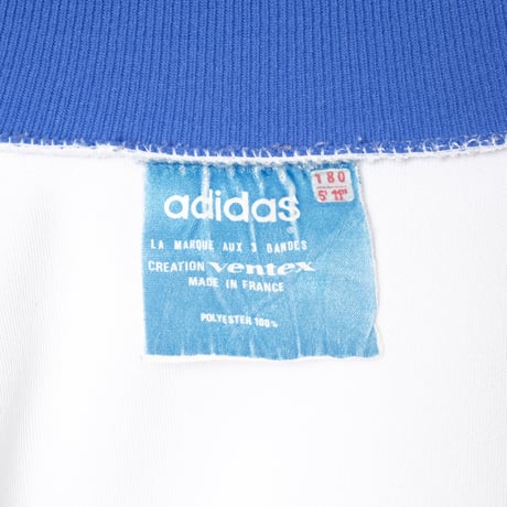 70s Vintage adidas Ventex Track Jacket White × Blue（Made in France）