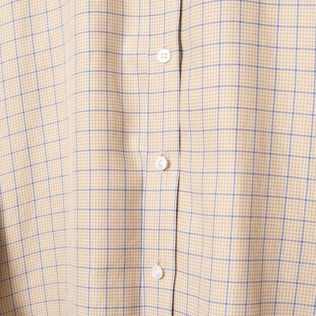 00s Turnbull&Asser Bespoke Wool Cotton shirt（Made in England）