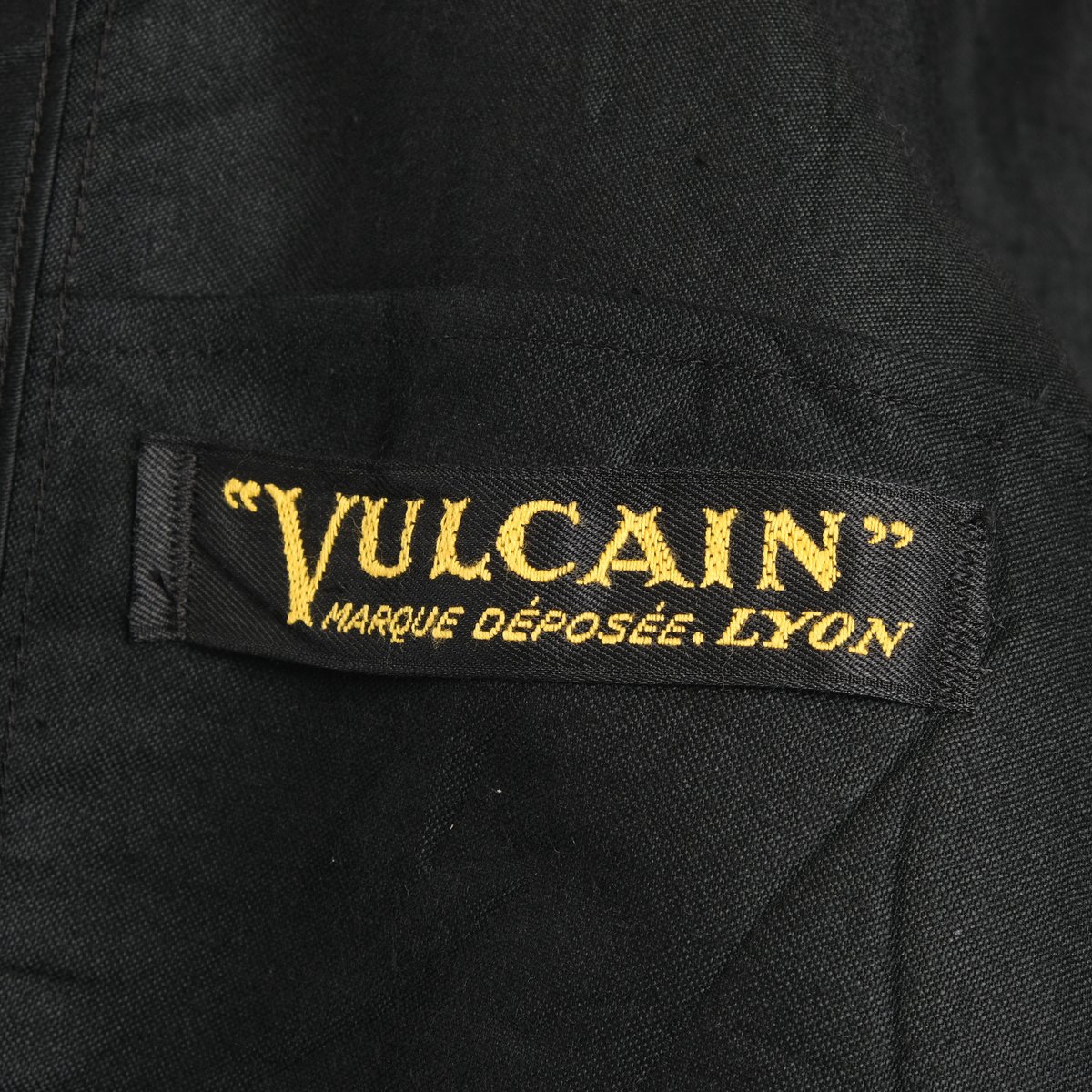 50-60s VULCAIN Black Moleskin Jacket Dead Stock 50-60s VULCAIN Black Moleskin Jacket Dead Stock