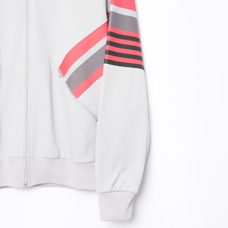 70-80s Vintage adidas Track Jacket Gray × Red (Made in France)