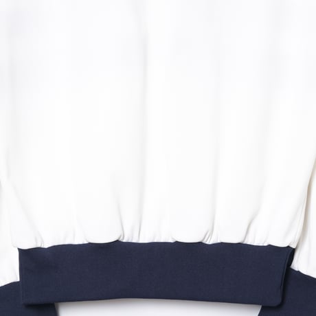70-80s Vintage adidas Ventex Track Jacket Model First White × Navy (Made in France)