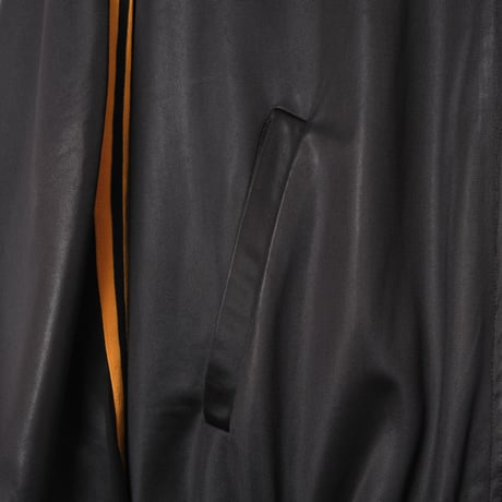 70-80s Vintage adidas Collarless Track Jacket Black × Mustard (Made in Austria)