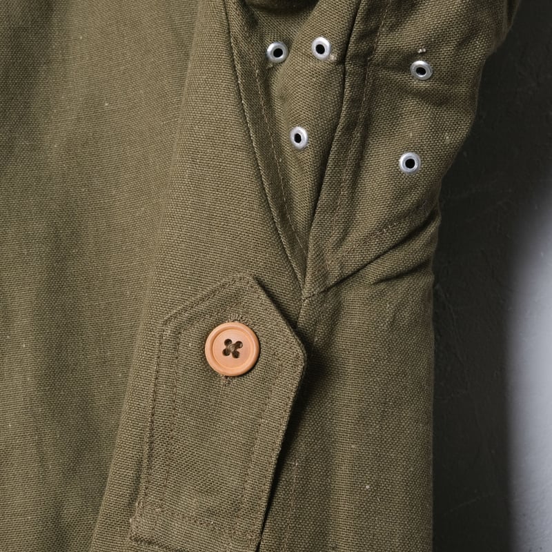 French Army M38 Motorcycle Coat 2nd Wood Butto French Army M38 Motorcycle Coat 2nd Wood Butto