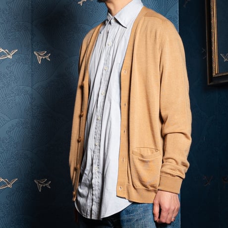 70s JOHN SMEDLEY Wool Cardigan（Made in England）