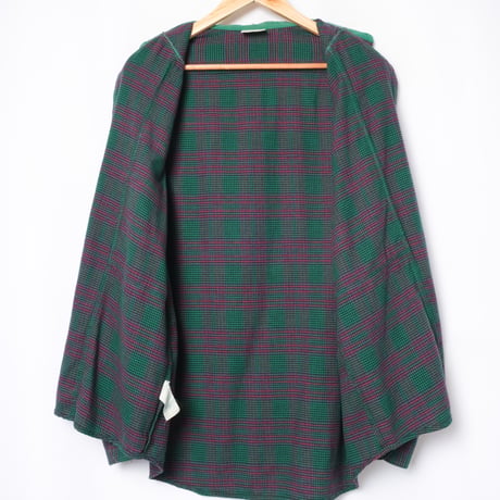 80s Vintage adidas Ventex Checked Shirt（Made in France）