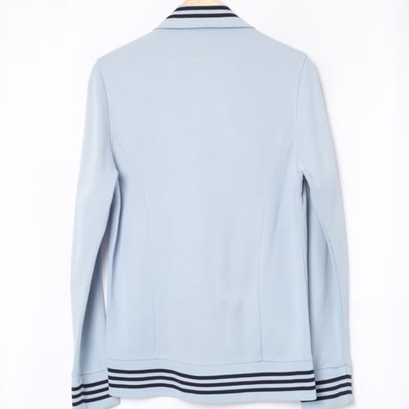 70-80s Vintage adidas Knit Jacket Light Blue（Made in West Germany）