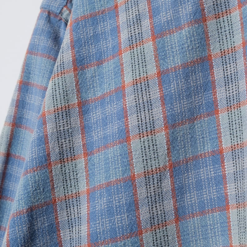 50-60s French Vintage Cotton Granpa Shirts 1 |