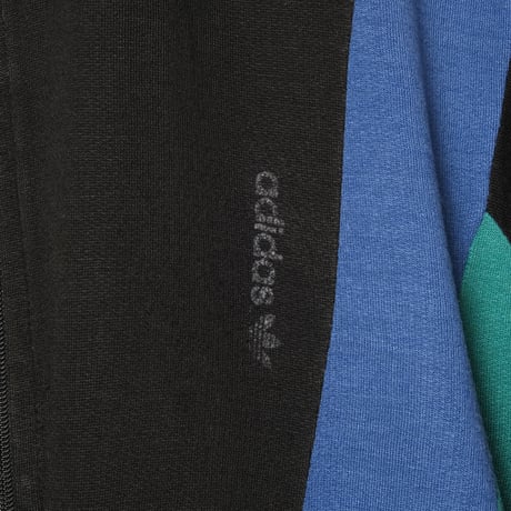 80s Vintage adidas Ventex Knit Track Jacket Black （Made in France)