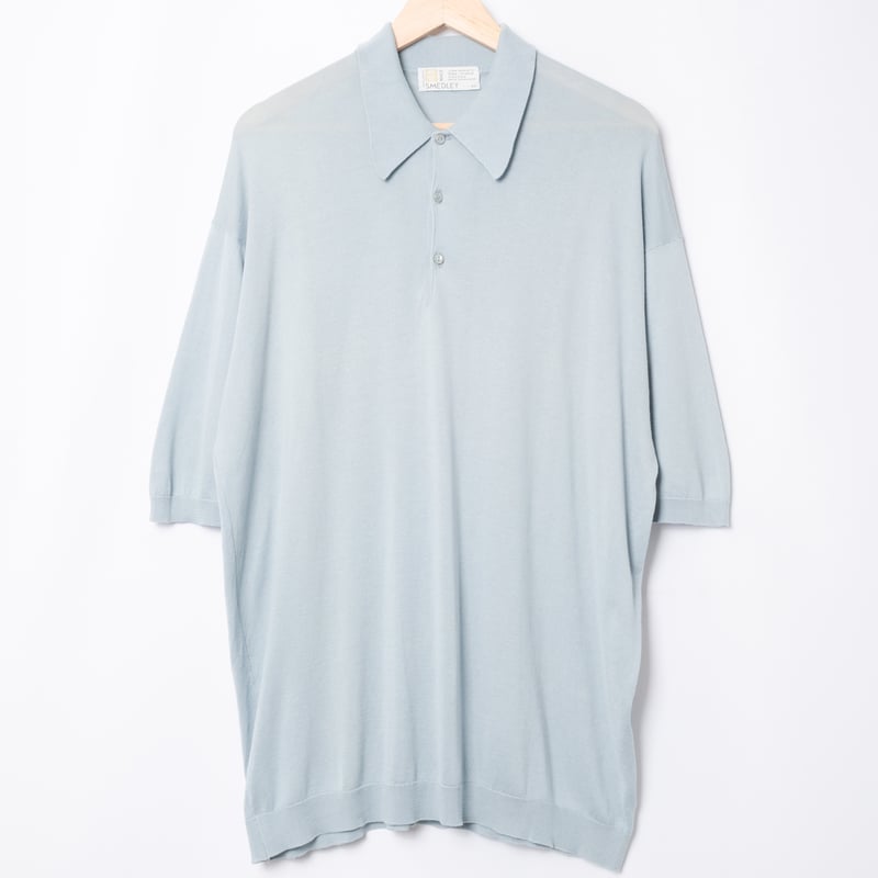 90s JOHN SMEDLEY Sea Island Cotton Polo（Made in