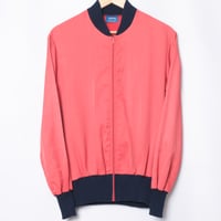 70s Vintage adidas Ventex Collarless Track Jacket Red (Made in France)