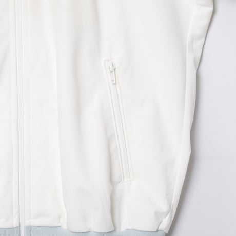80s Vintage adidas ATP Track Jacket  White × Light Gray × Custard (Made in West Germany)