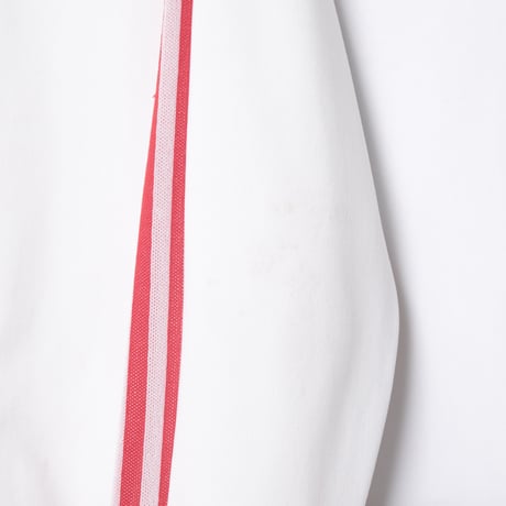 70s Vintage adidas Ventex Track Jacket White × Red (Made in France)