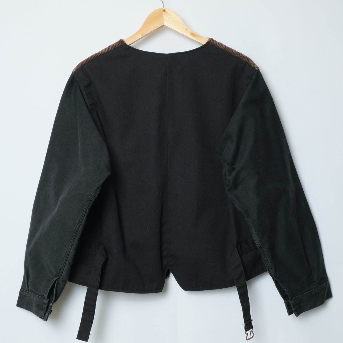 60s-70s Le laboureur Corduroy×Black Moleskin Gi 60s-70s Le laboureur Corduroy×Black Moleskin Gi