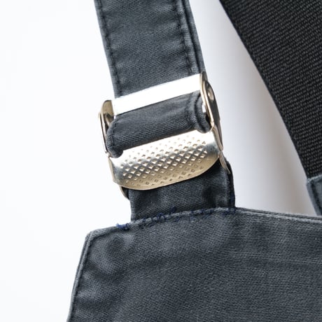 60-70s Adolphe Lafont  Black Moleskin Work Overalls
