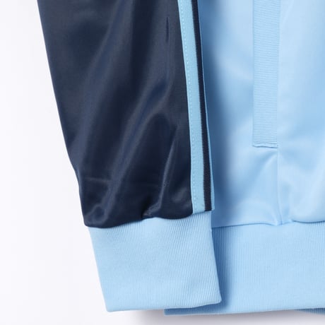 70s Vintage adidas Ventex ATP Track Jacket LightBlue × Navy (Made in France)