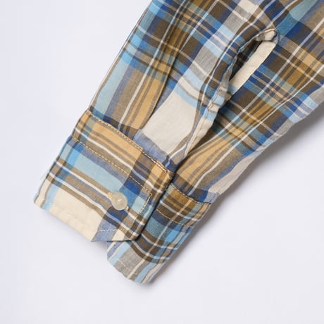 60-70s Poland Vintage Checked Shirt